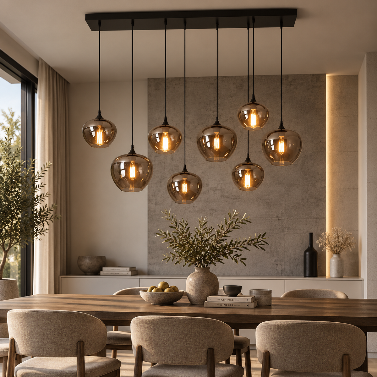 Hänglampa med LED-ringar – bild 6
