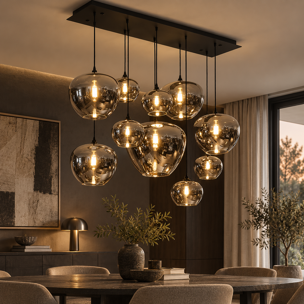 Hänglampa med LED-ringar – bild 7
