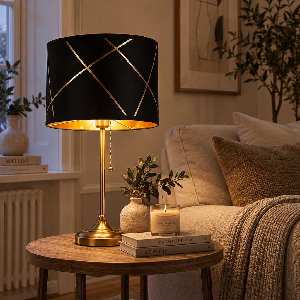 Industriell lampskärm i metalltråd