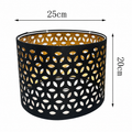 Industriell lampskärm i metalltråd – bild 7