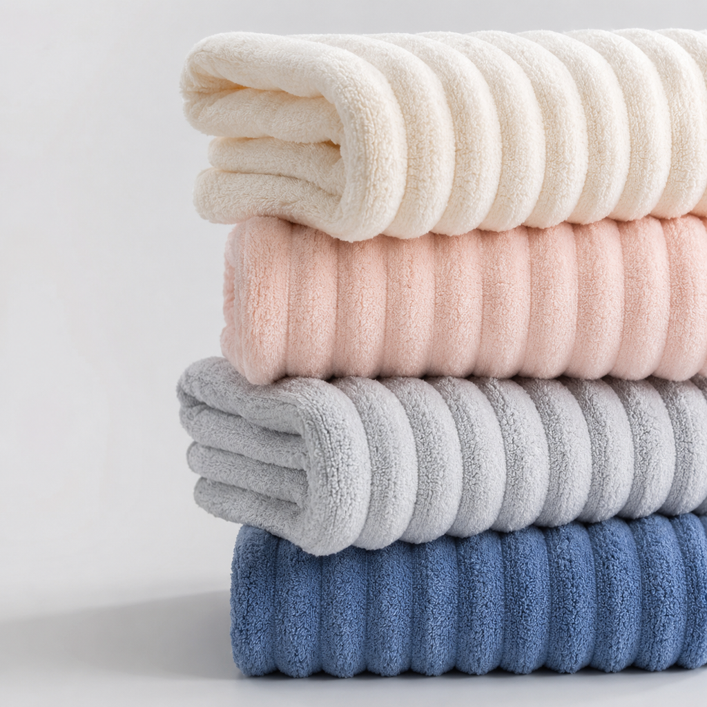 Mikrofiberhandduk för dusch – superabsorberande, mjuk och snabbtorkande badhandduk