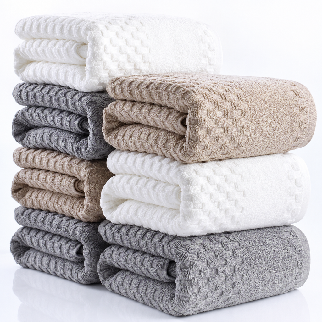 Stor badhandduk i 100 % bomull – tjock, mjuk och extra absorberande frottéhandduk för bad, strand och hem