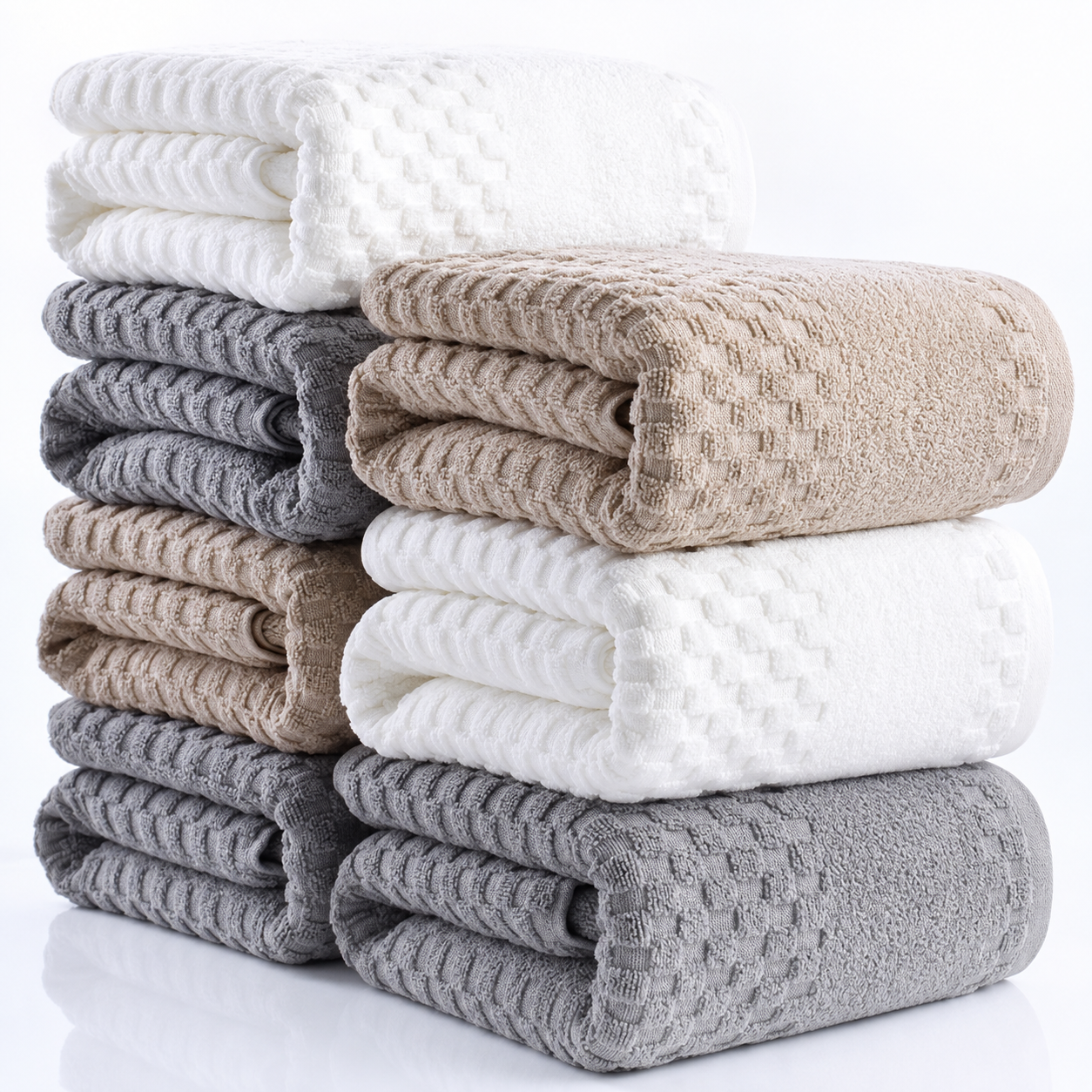 Stor badhandduk i 100 % bomull – tjock, mjuk och extra absorberande frottéhandduk för bad, strand och hem
