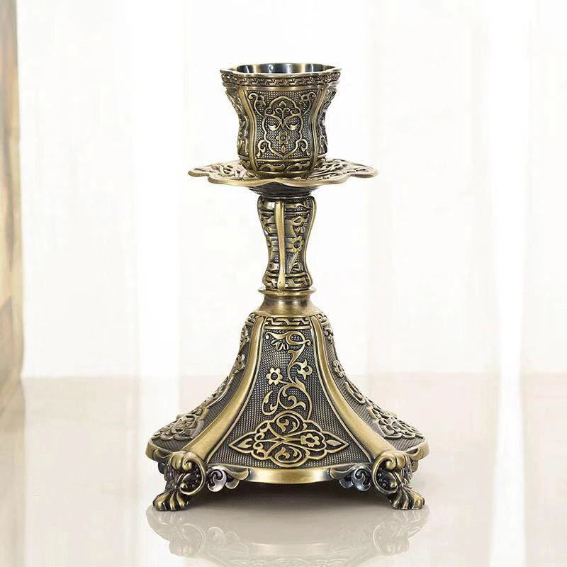 Brons Kandelaber Metallljusstake – Bröllop Event & Bordsdekor