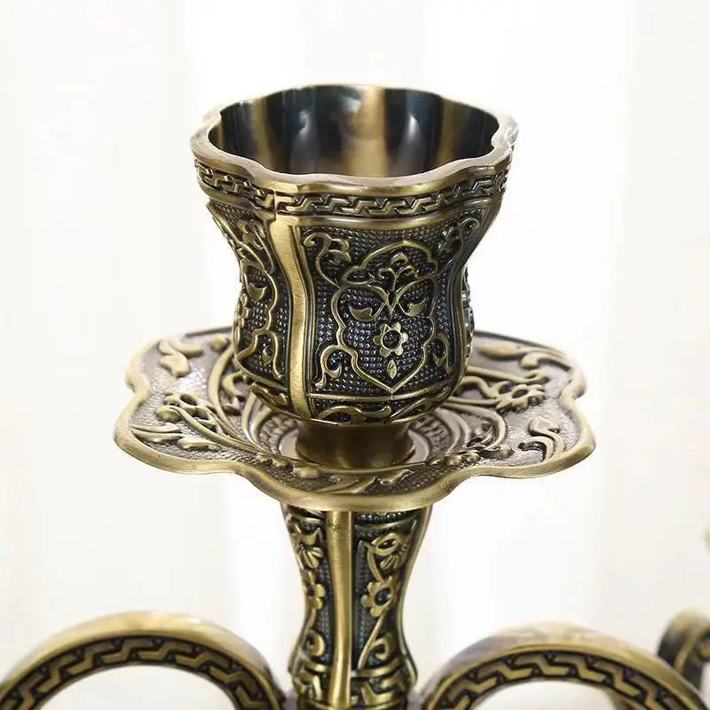 Brons Kandelaber Metallljusstake – Bröllop Event & Bordsdekor