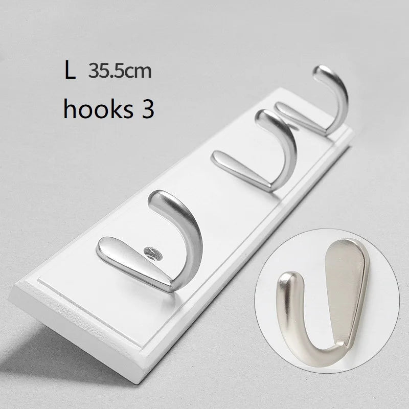 3/4-Pack Trä Väggkrokar – Dörr & Vägghängare Kök, Badrum & Hall