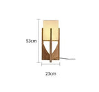 Nordisk Designer Trä Golvlampa – Teahouse & Hotell