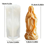 Påskformad Doftljussilikonform – Jesus & Kanin Resin Gjutform Hantverk