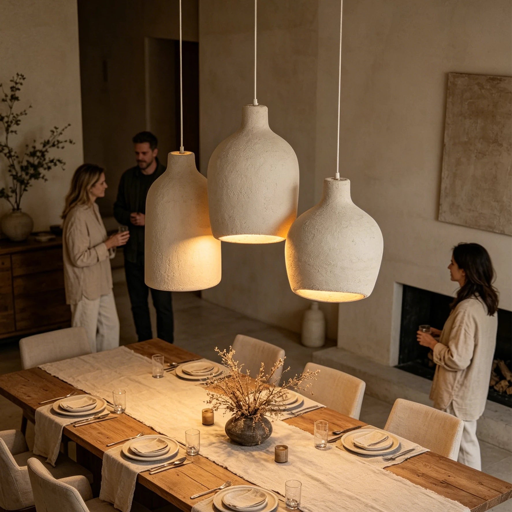 Wabi-Sabi Hänglampa Nordisk LED – Designer Vardagsrum & Matsal