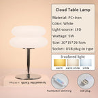 Macaron LED Bordslampa – Trichromatic Dimning Sovrum