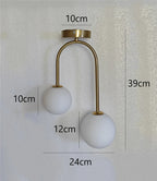 Nordisk Glasglob Hänglampa LED – Restaurant, Bar & Vardagsrum