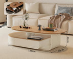 Lyxigt Sidobord – Förvaring, Designer Hjul