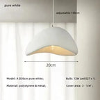 Handgjord Wabi-Sabi Hänglampa LED – Restaurant & Köksö