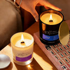Doftljus Jul Passionsfrukt & Viol Sojvax – Avkoppling & Stressrelief