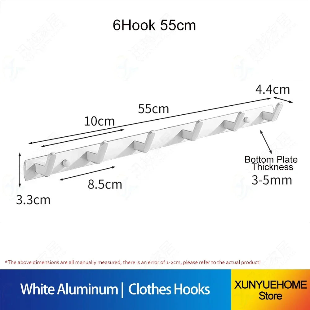 Aluminium Väggkrok Vit – Handduk, Kappa & Klädförvaring Hall & Badrum