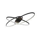 Geometrisk LED Taklampa Svart 40W – 3 Färger Dimbar