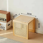 Rattansidobord Japansk Stil – Multifunktionell