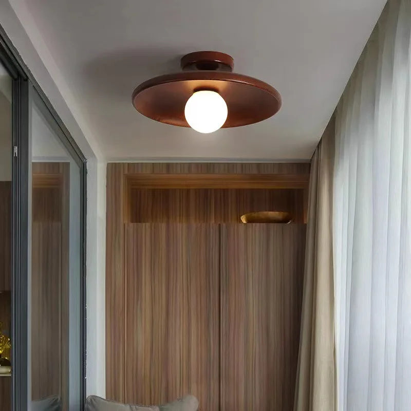 Modern Trä Taklampa Valnöt G9 – Korridor & Trappa