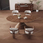 Runt Trämatbord Mid-Century – Kök & Restaurant