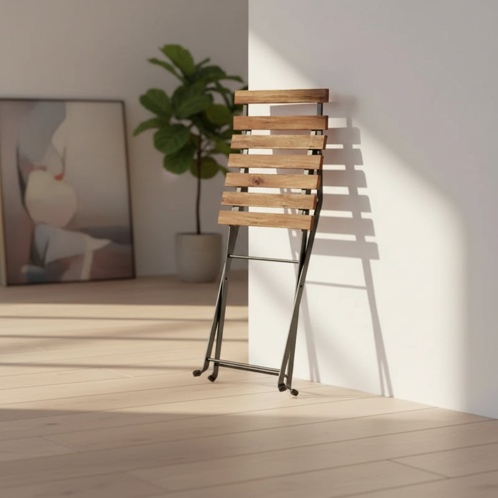 Fällbart Caféset – Bord & 2 Stolar