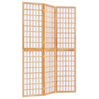 Vidaxl Shoji 3-Panelers Rumsavdelare 120×170 cm Granträ – Japansk Rispapper