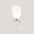 Designer Bordslampa Kokong – Mjölkvitt Glas Sovrum