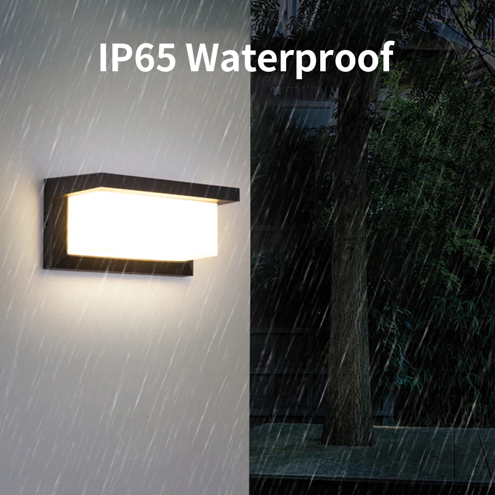 LED Utomhusvägglampa Radarsensor IP65 – Veranda 30W