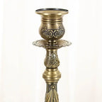 Brons Metallljusstake Restaurant & Bröllop – Dekorativt Bordsornament