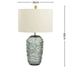 Kreativ Glasbordslampa Grön – Lyxig Hotell & Villa E27