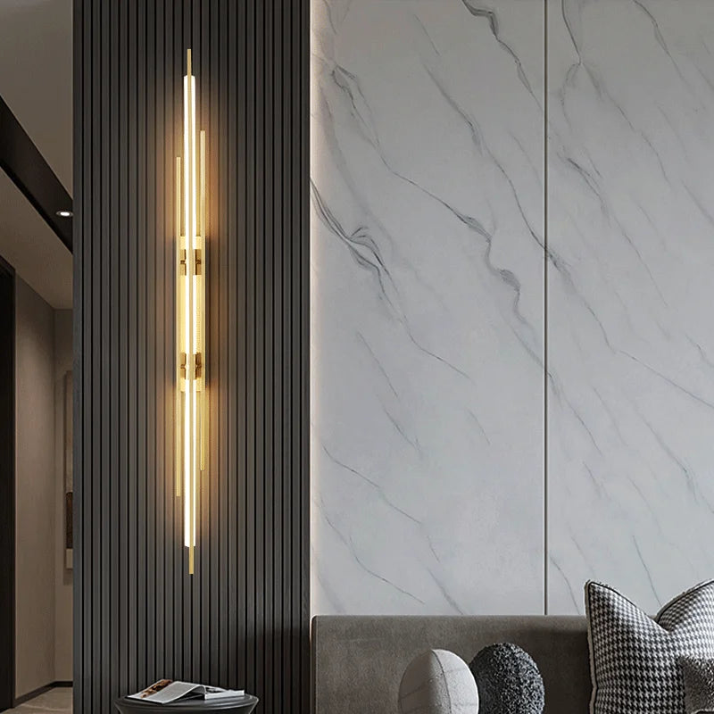 Modern Lång LED Vägglampa – Sovrum, Matsal & Loft