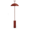 Modern Minimalist Svampgolvlampa – Svart & Röd LED E27