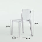 Transparent Akryl Barpall – Skandinavisk Stil