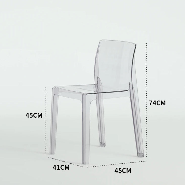 Transparent Akryl Barpall – Skandinavisk Stil