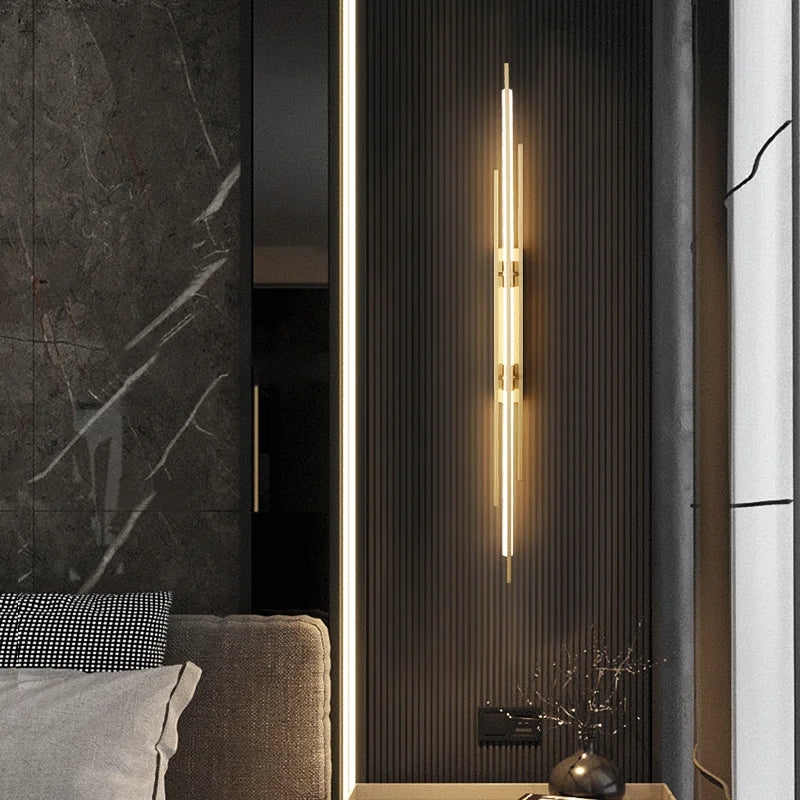 Modern Lång LED Vägglampa – Sovrum, Matsal & Loft