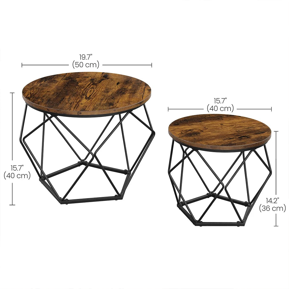 Sidobord 2-pack – Modernt Vardagsrum & Sovrum