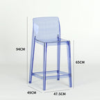 Transparent Akryl Barpall – Skandinavisk Stil