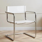 Loungestol i Bauhaus-stil – Krom & Läder