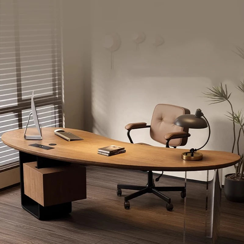 Minimalistiskt Skrivbord – Låda Trä Stående