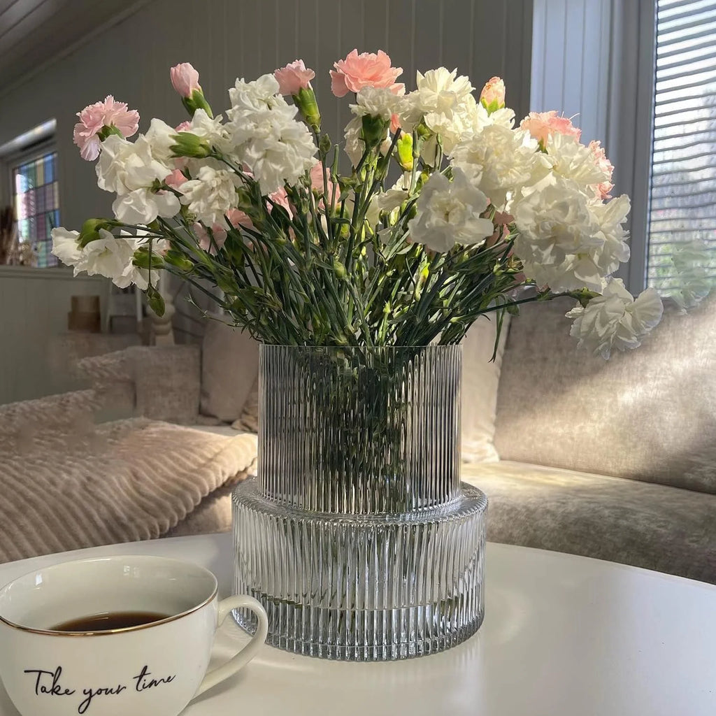 Randig Glasvas Stor – Tulip Vardagsrum, Matsal & Kontor