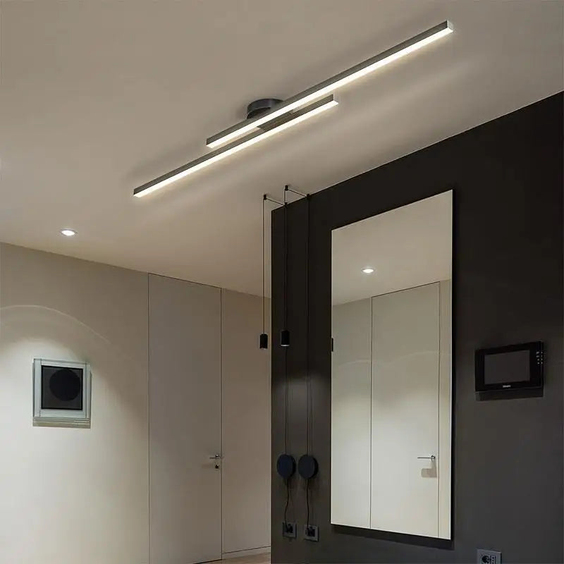 Lång Aluminium LED Taklampa – Hall, Balkong & Korridor