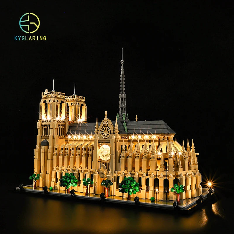 LED-ljuskit Notre-Dame de Paris – Byggsats Belysning