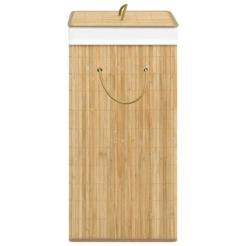 Bambu Tvättkorg 72 L 2 Sektioner – Tvättstuga & Badrum Sortering
