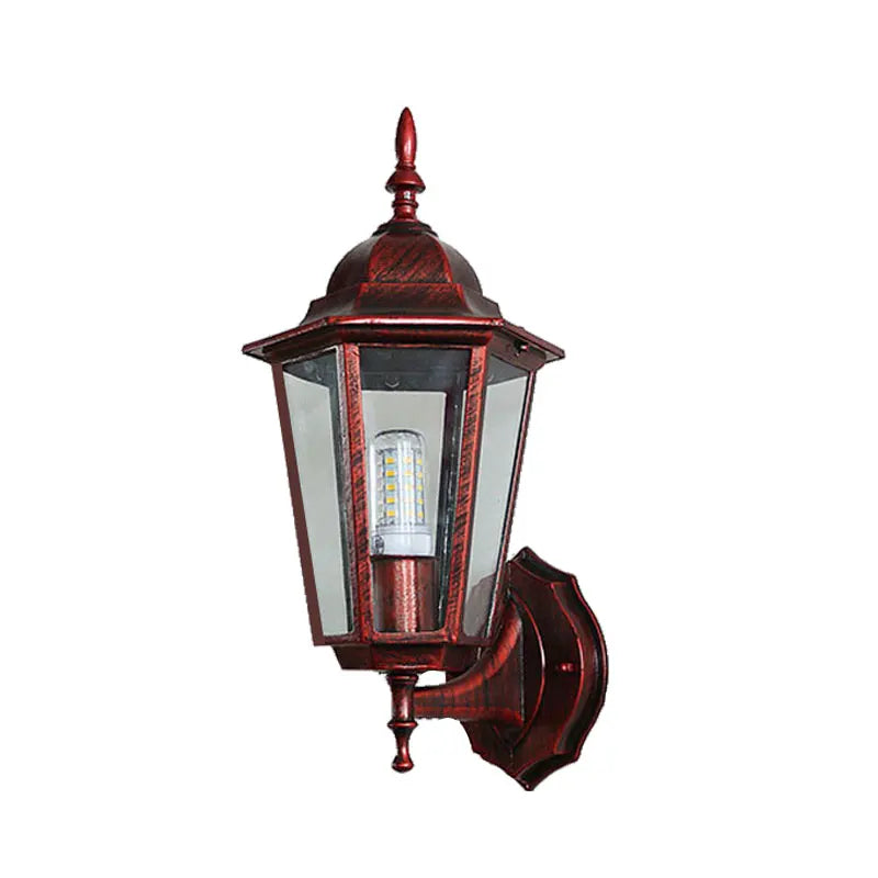 Europeisk Retro Utomhus Vägglampa – Balkong & Trädgård