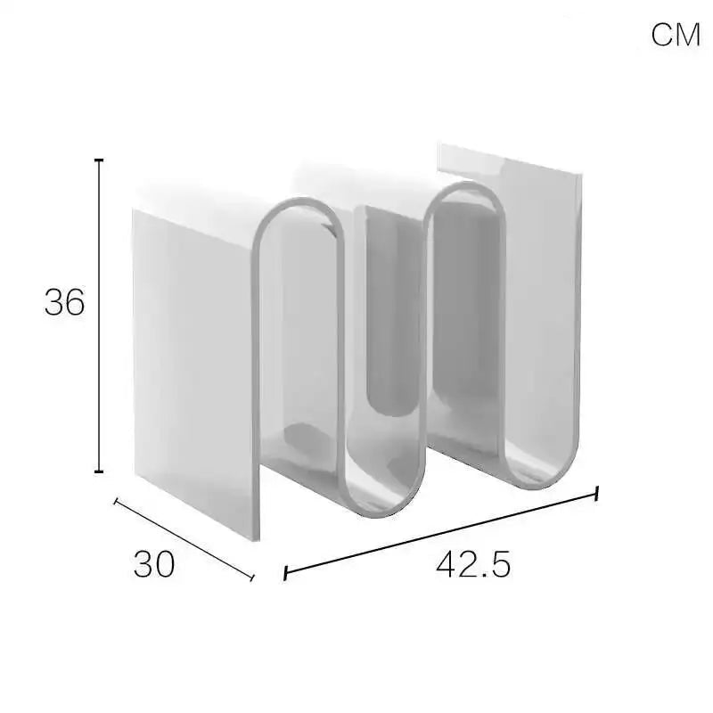 Akrylbord Modern – Transparent Soffbord