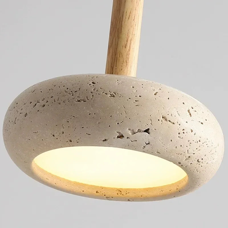 Travertin Sängbordslampa Liten – Kreativ Stenslab Sovrum & Vardagsrum