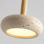 Travertin Sängbordslampa Liten – Kreativ Stenslab Sovrum & Vardagsrum