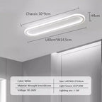 Modern LED Taklampa – Vardagsrum, Sovrum & Hall