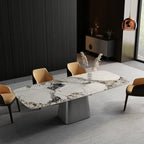 Keramik & Marmor Matbord Utdragbart – Lyxig Designer