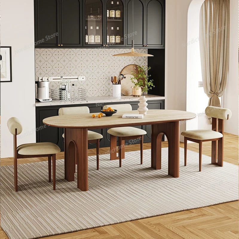 Runt Trämatbord Modern – Designer Kök & Terrass