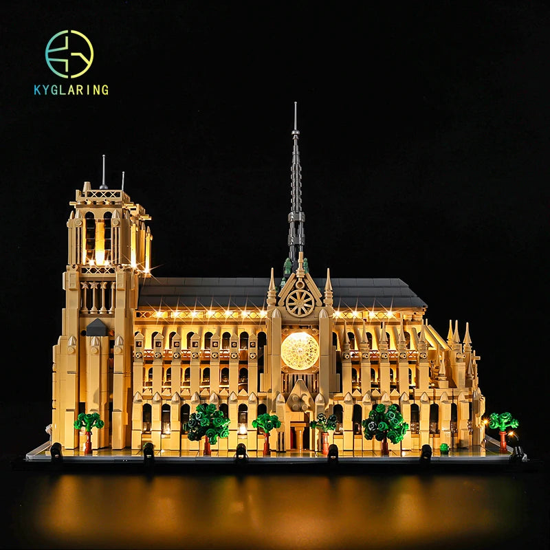 LED-ljuskit Notre-Dame de Paris – Byggsats Belysning